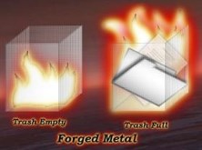 Forged Metal Trash
