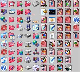 Red XP Folders