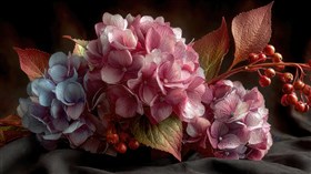 Hydrangeas Center Piece