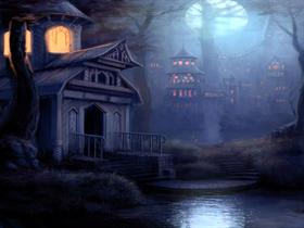 Elven Town night-By snowskadi