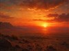 a dramatic sunset