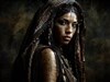 A  tribal warrior woman