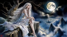 a solitary woman