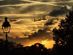 Sunset over Paris