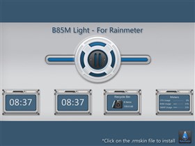 B85M Light Rainmeter