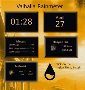 Valhalla Rainmeter