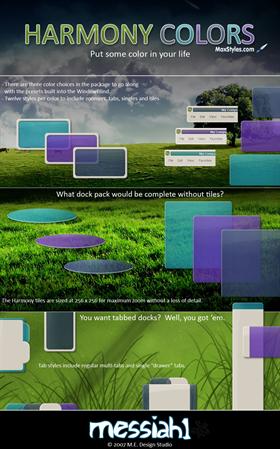 Harmony Colors Dock Backgrounds