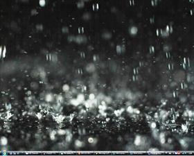 falling rain