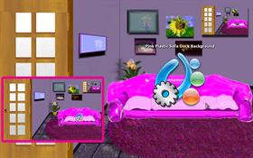 Pink Plastic Sofa