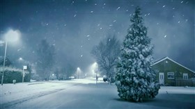 Winter Snow flurries