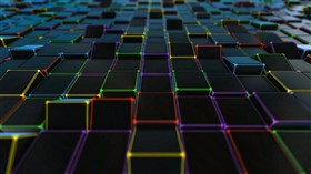 Neon Cubes