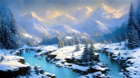 4K Winter Colors 3
