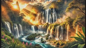 4K Glory Falls