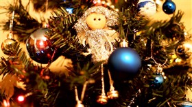 Christmas Tree Lights Angel