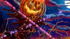 Halloween Pumpkin Head