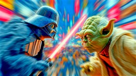 4K Vader vs Yoda