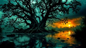 4K Swamp Tree