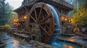 4K Waterwheel Station