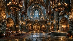4K Castle Interior