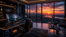 4K Penthouse Man Cave