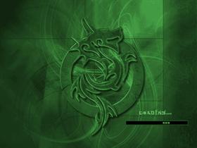 TribalDragonGreen