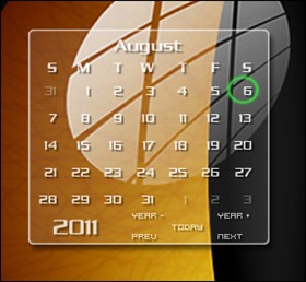 Clear calendar