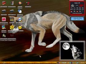 walking wolf