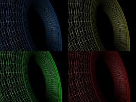 Tubular wallpaper Set