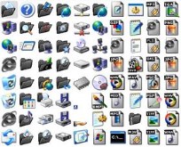 Black XP Folders