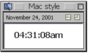 Mac style