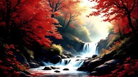 Red leaves