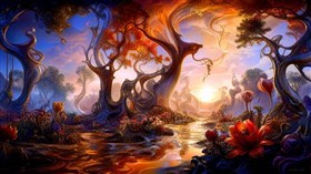 A surreal forest