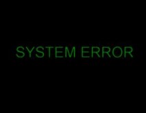 System Error