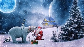 North Pole Moon