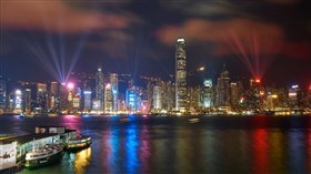 4K Hong Kong Lights