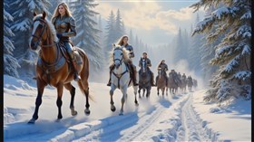 4K Snow Riders