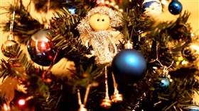 Christmas Tree Lights Angel