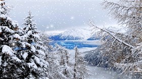 Mountain Lake Winter