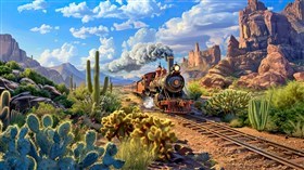 4K Desert Railways