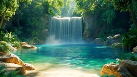 4K Lagoon Falls