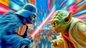 4K Vader vs Yoda
