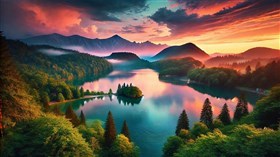 4K Lake Scape