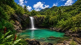 4K Jungle Lagoon
