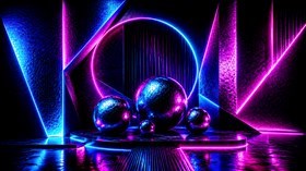 4K Dark Neons