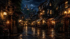 4K Rainy Night