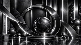 4K Black Marble