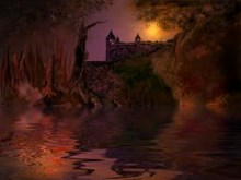 Castle by moonlight