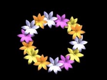 ring of flowers