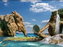 the mayan waterfall