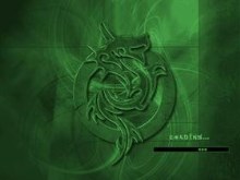 TribalDragonGreen